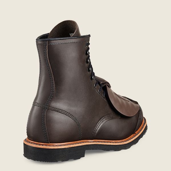 レッド ウィング(Red Wing) TruWelt - 8インチ安全つま先メットガード ブーツ メンズ ダークブラウン JP81430